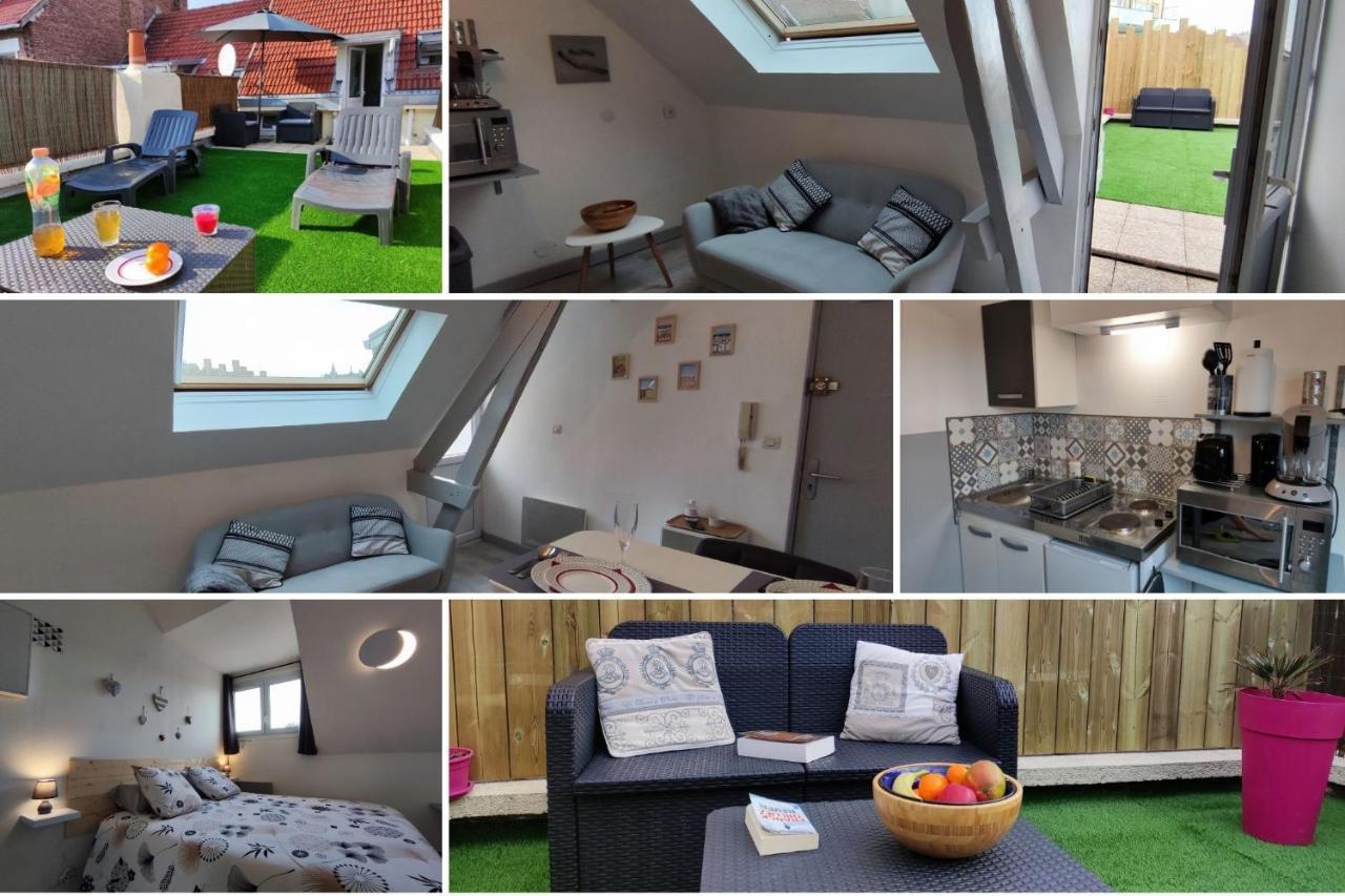 Apartamento Joli Petit T2 Terrasse Proche Du Phare Calais Exterior foto