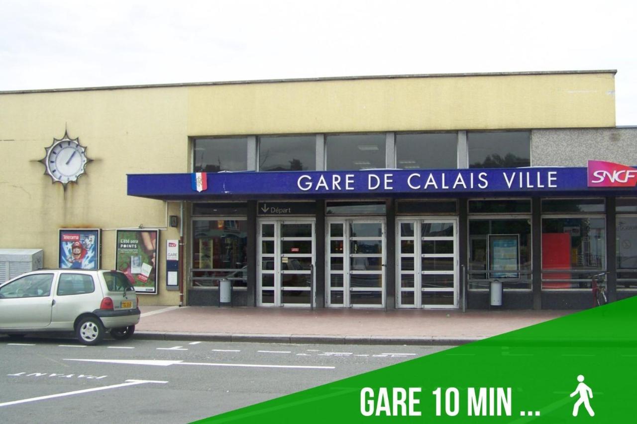 Apartamento Joli Petit T2 Terrasse Proche Du Phare Calais Exterior foto