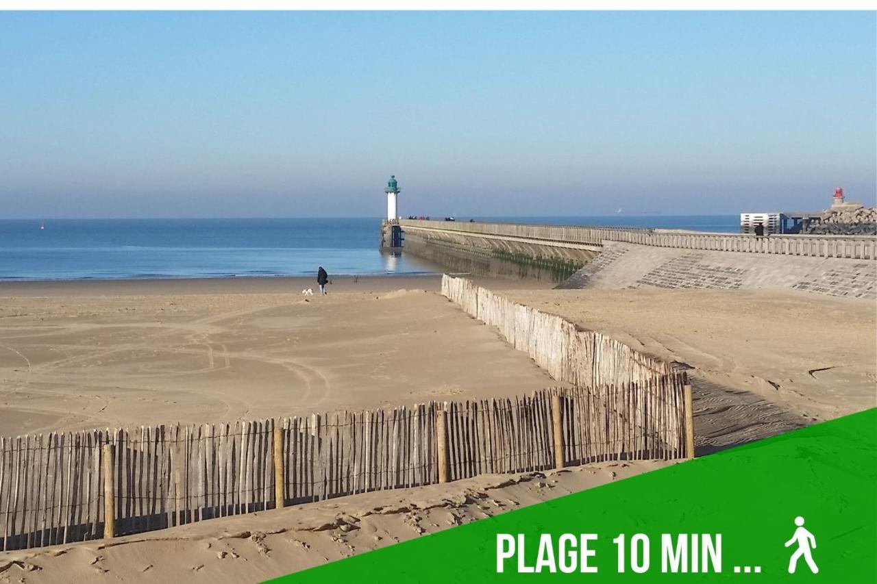 Apartamento Joli Petit T2 Terrasse Proche Du Phare Calais Exterior foto
